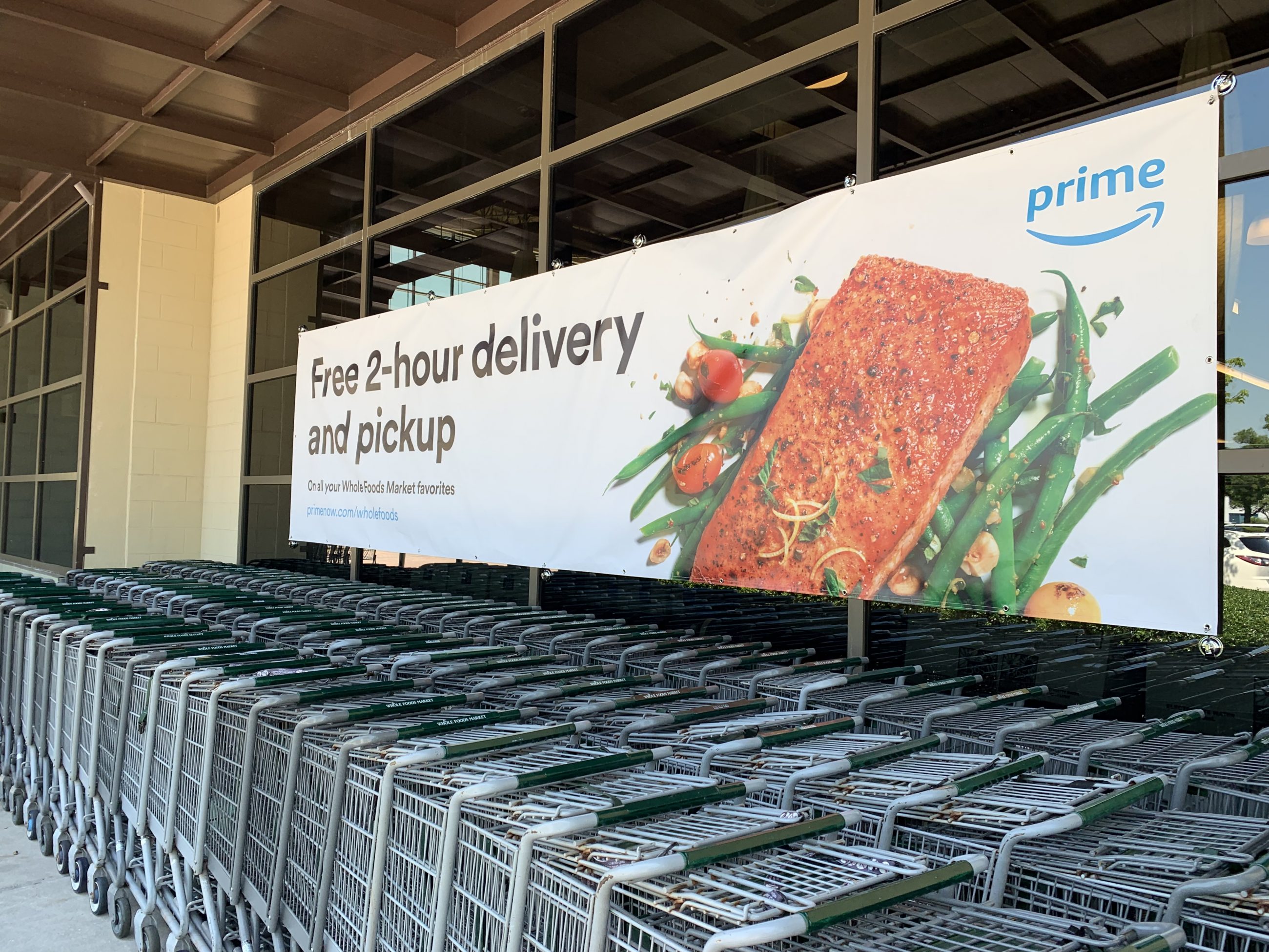 Offering Two-Hour Whole Foods Grocery Delivery Via  Prime Now