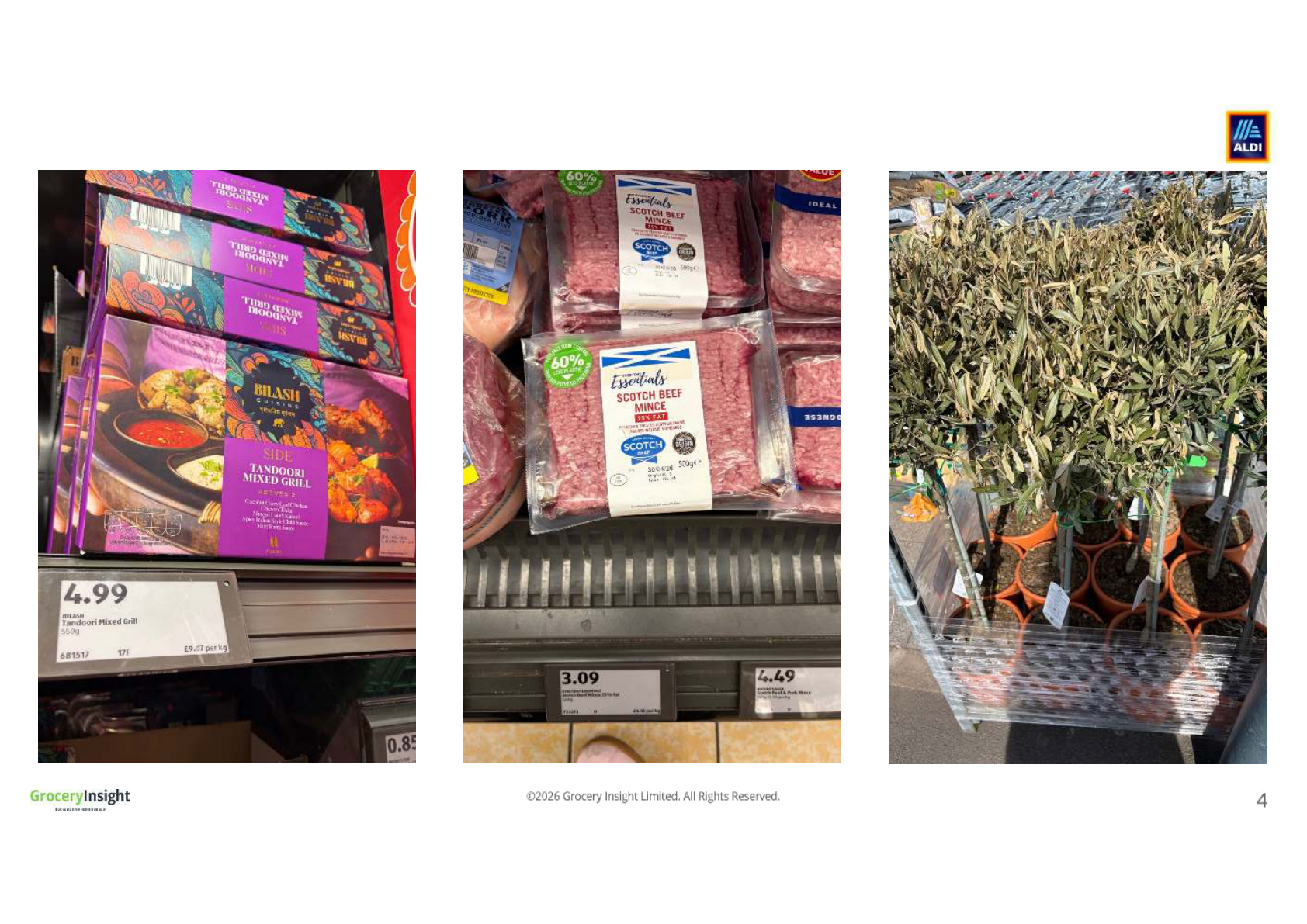 Aldi — in-store photography